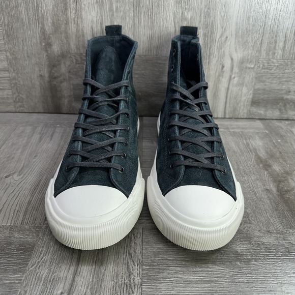 P.F Flyer Men's size 8/Women's 9.5 Black Suede Hightop Shoes - Picture 3 of 8